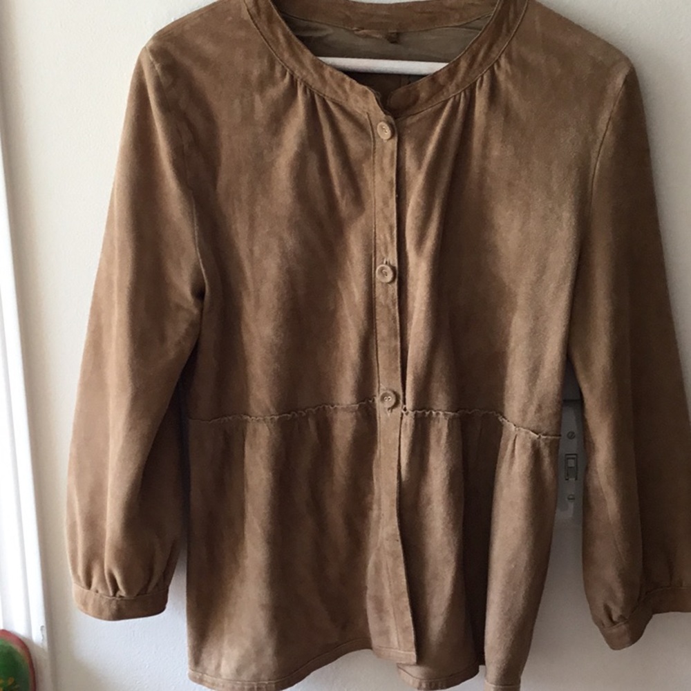 Light leather jacket